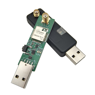 يمكن استخدام لورا دونجل USB اللاسلكي مسافة نقل 4.3 كم لورا دونجل LRDG32-915 جنبا إلى جنب مع DTU