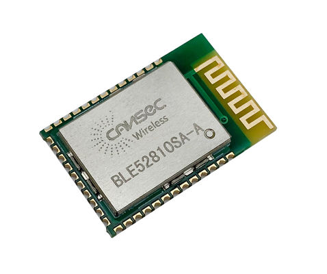 1.7v إلى 3.6v بطاقة منخفضة وحدة بلوتوث خيط آمن ومدة تشغيل محمية BLE52810SA-A