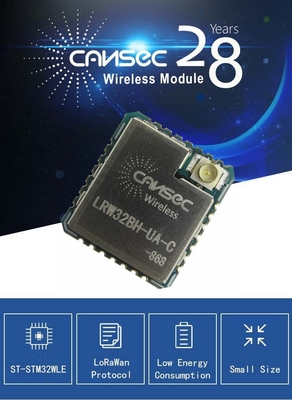 وحدة اتصال لورا صغيرة الحجم Cansec LRW32BH-HA/UA-C ST-STM32WLE
