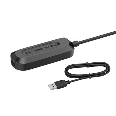 وحدة بلوتوث مقاومة للماء IPX7 مع كابل شحن USB ومادة بلاستيكية